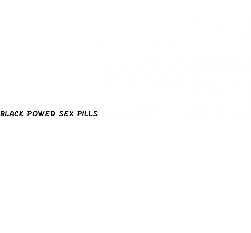 black power sex pills