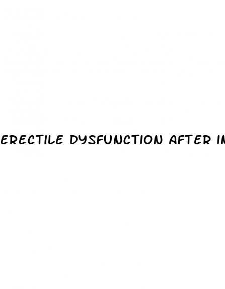 erectile dysfunction after intrathecal pump