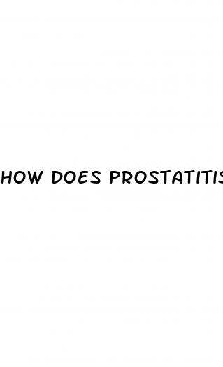 how does prostatitis cause erectile dysfunction