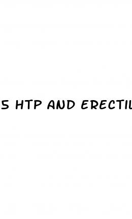 5 htp and erectile dysfunction