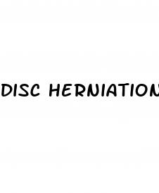 disc herniation erectile dysfunction