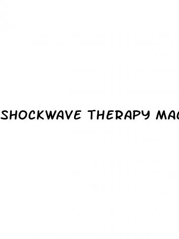 shockwave therapy machine for erectile dysfunction