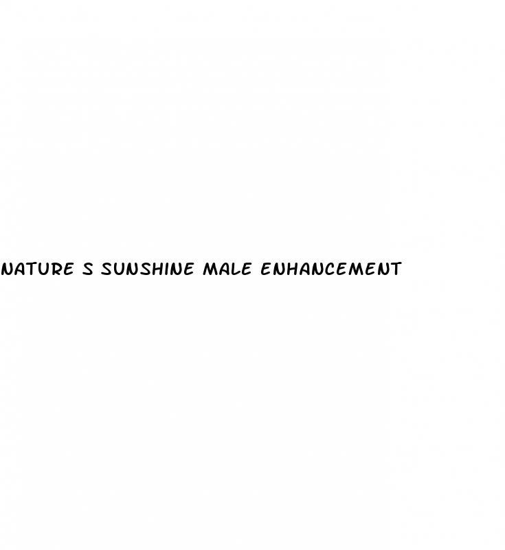 nature s sunshine male enhancement