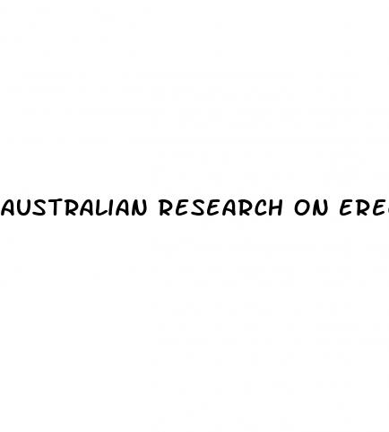 australian research on erectile dysfunction from prostatectomy