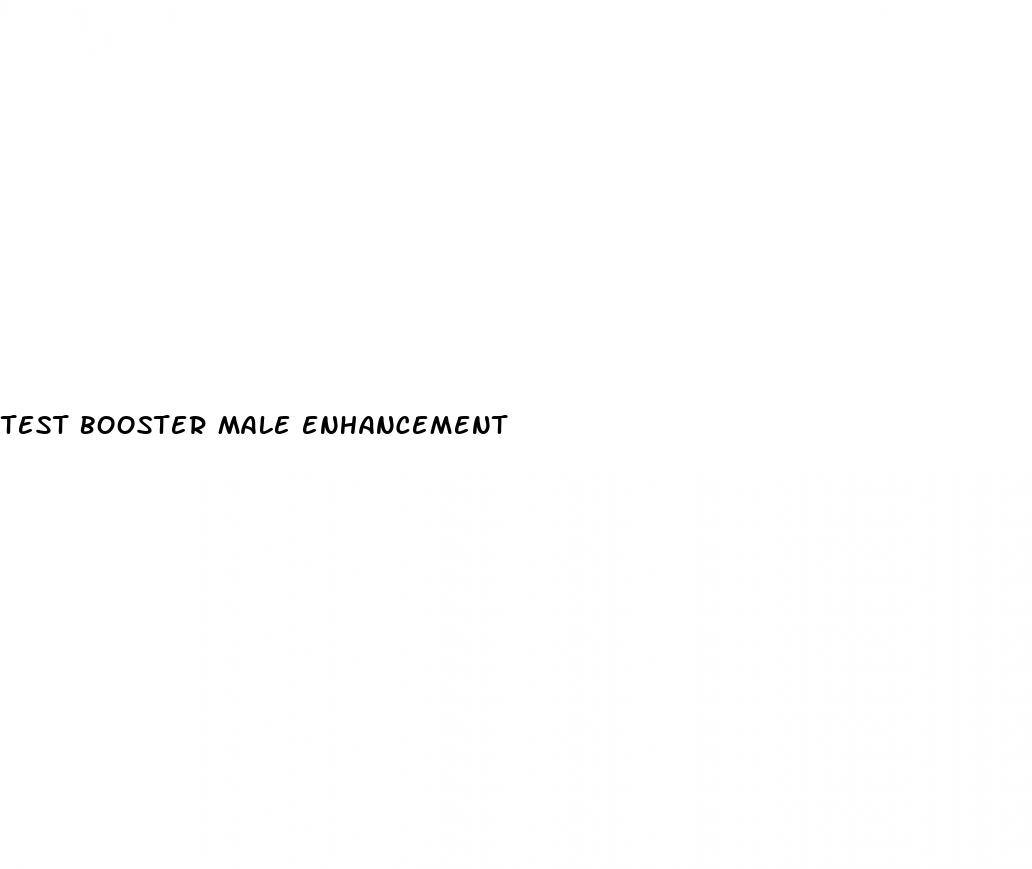 test booster male enhancement