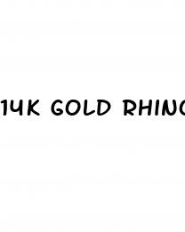 14k gold rhino pill