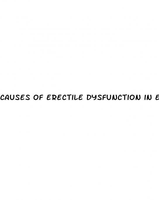 causes of erectile dysfunction in early 40s