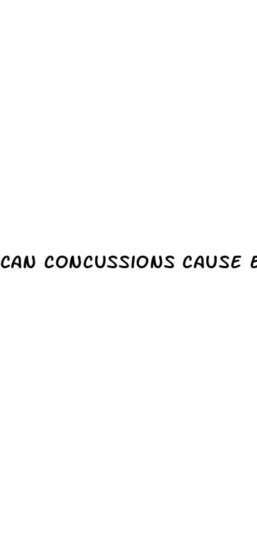 can concussions cause erectile dysfunction