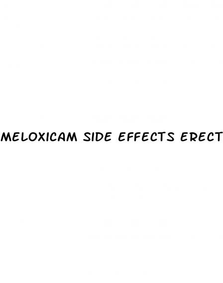 meloxicam side effects erectile dysfunction