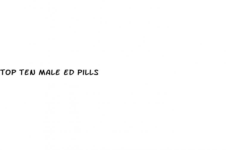 top ten male ed pills