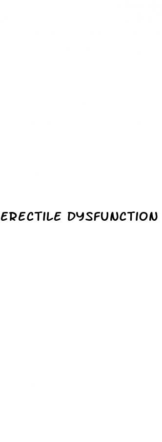 erectile dysfunction in your 30s