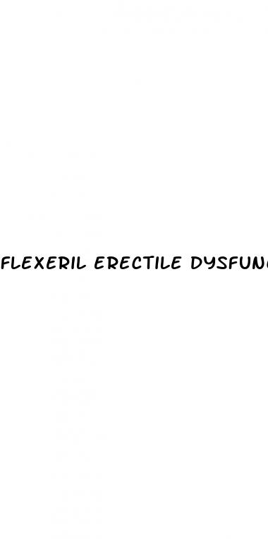 flexeril erectile dysfunction