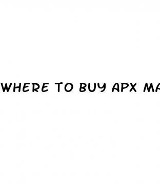 where to buy apx male enhancement