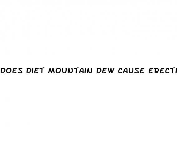 does diet mountain dew cause erectile dysfunction