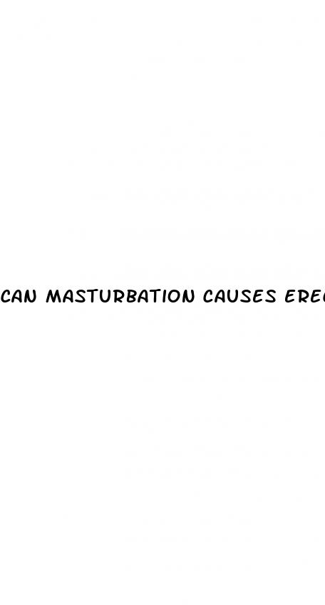 can masturbation causes erectile dysfunction