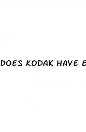 does kodak have erectile dysfunction