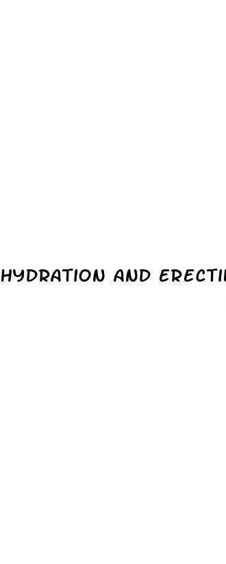 hydration and erectile dysfunction