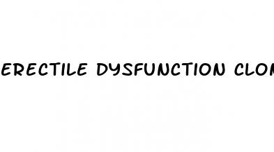 erectile dysfunction clonazepam