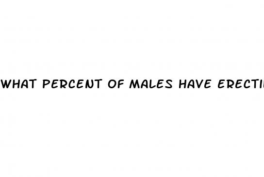 what percent of males have erectile dysfunction