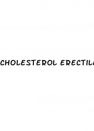 cholesterol erectile dysfunction viagra