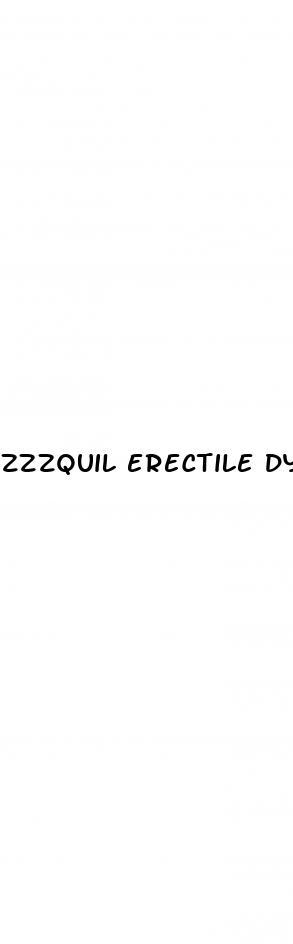 zzzquil erectile dysfunction