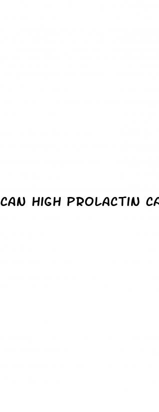 can high prolactin cause erectile dysfunction