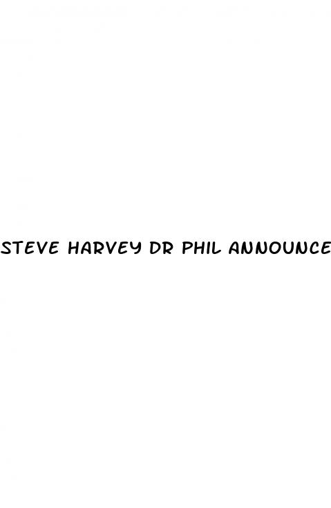 steve harvey dr phil announces ed pill