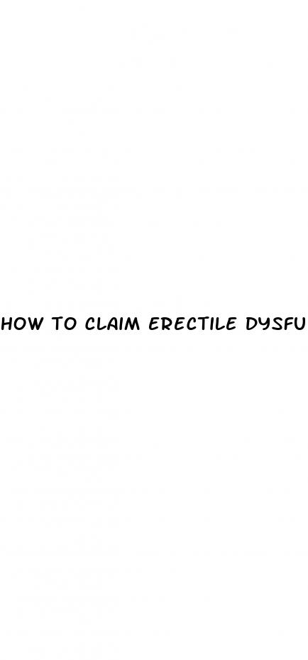 how to claim erectile dysfunction va