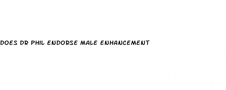 does dr phil endorse male enhancement