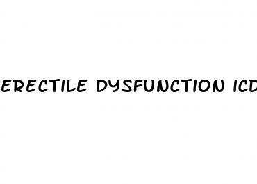 erectile dysfunction icd