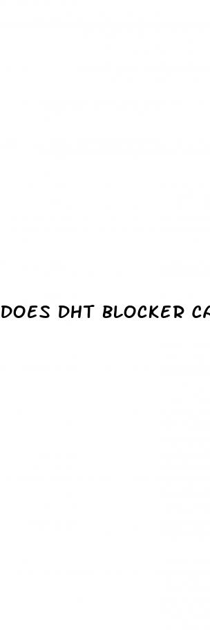 does dht blocker cause erectile dysfunction