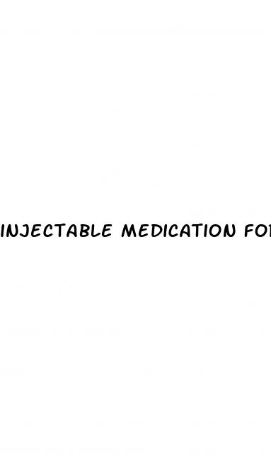 injectable medication for erectile dysfunction