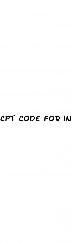 cpt code for injection for erectile dysfunction