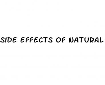 side effects of natural male enhancement pills