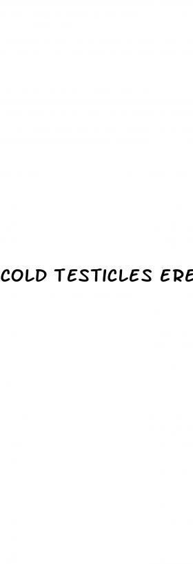 cold testicles erectile dysfunction