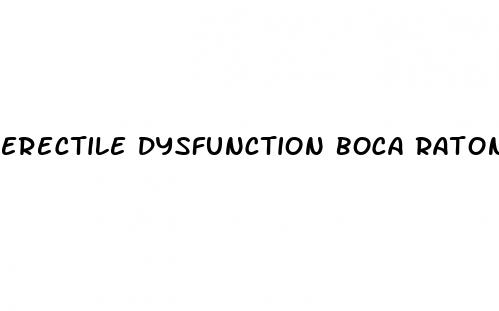 erectile dysfunction boca raton