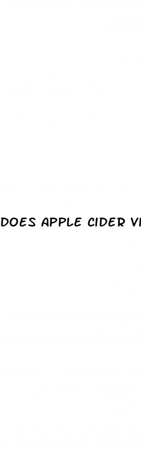 does apple cider vinegar help you with erectile dysfunction