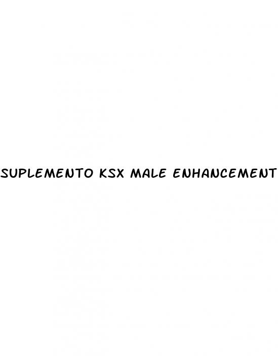 suplemento ksx male enhancement formula