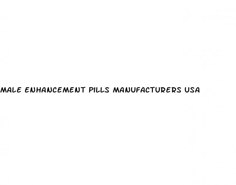 male enhancement pills manufacturers usa