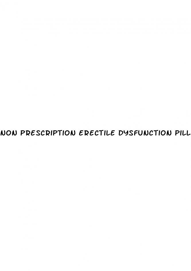 non prescription erectile dysfunction pills