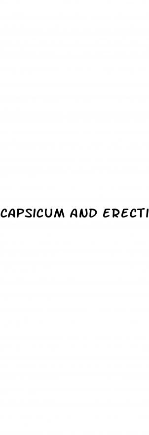 capsicum and erectile dysfunction