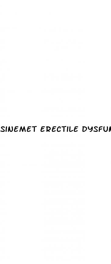 sinemet erectile dysfunction