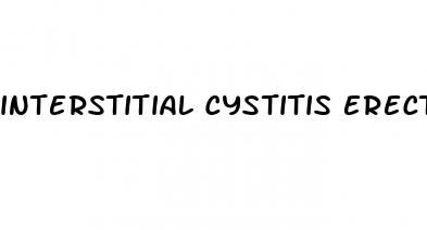 interstitial cystitis erectile dysfunction