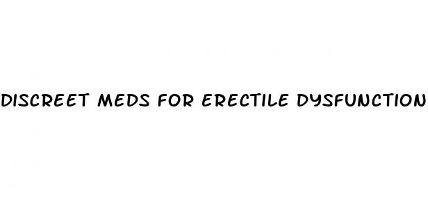 discreet meds for erectile dysfunction