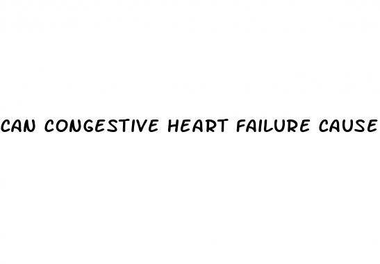 can congestive heart failure cause erectile dysfunction