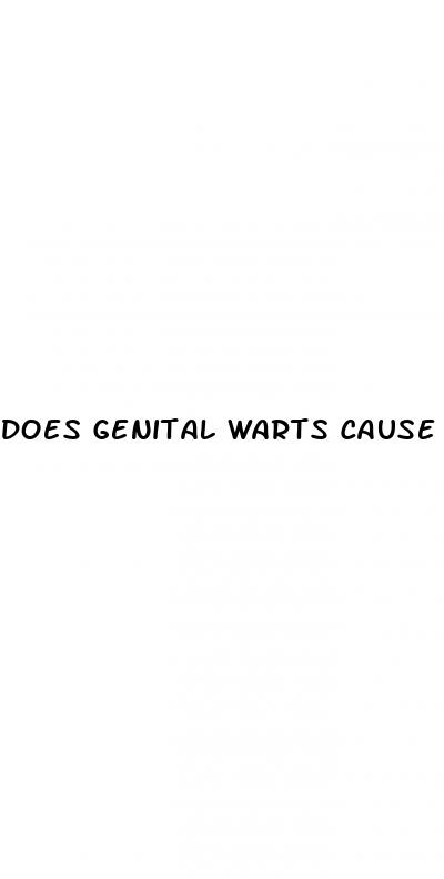 does genital warts cause erectile dysfunction