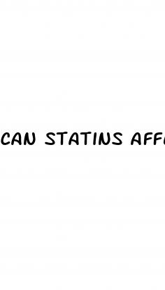 can statins affect erectile dysfunction