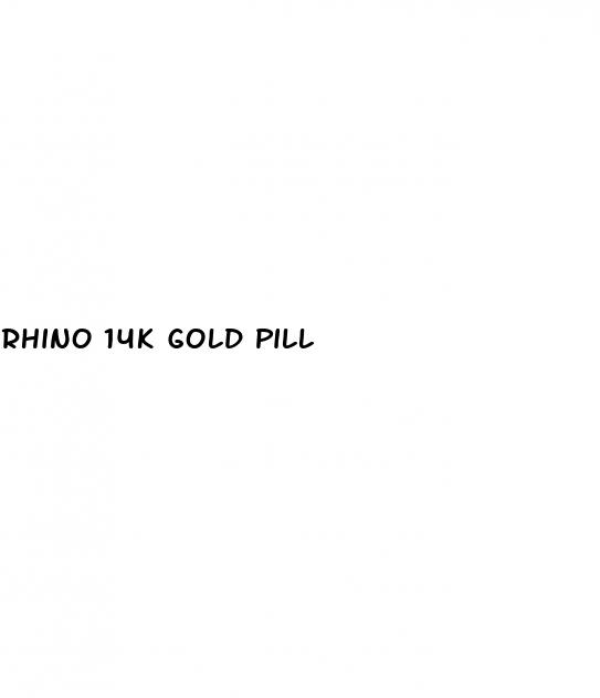 rhino 14k gold pill