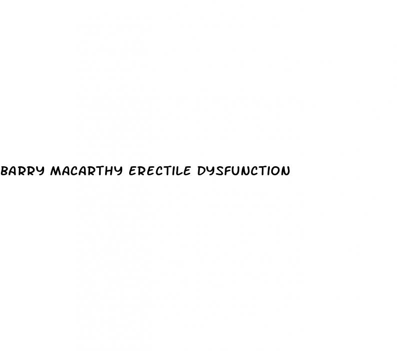 barry macarthy erectile dysfunction