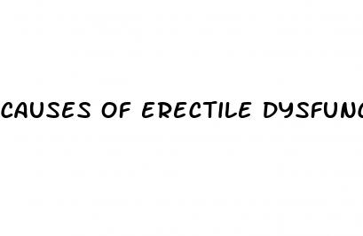 causes of erectile dysfunction include quizlet